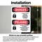 Signmission Lockout Tagout Setup Maintenance Bilingual Danger Sign, Vinyl Decal, 10in W x 14in L, 2PK OS-2PACK-DS-D-1014-VS-1428 - alternate 3